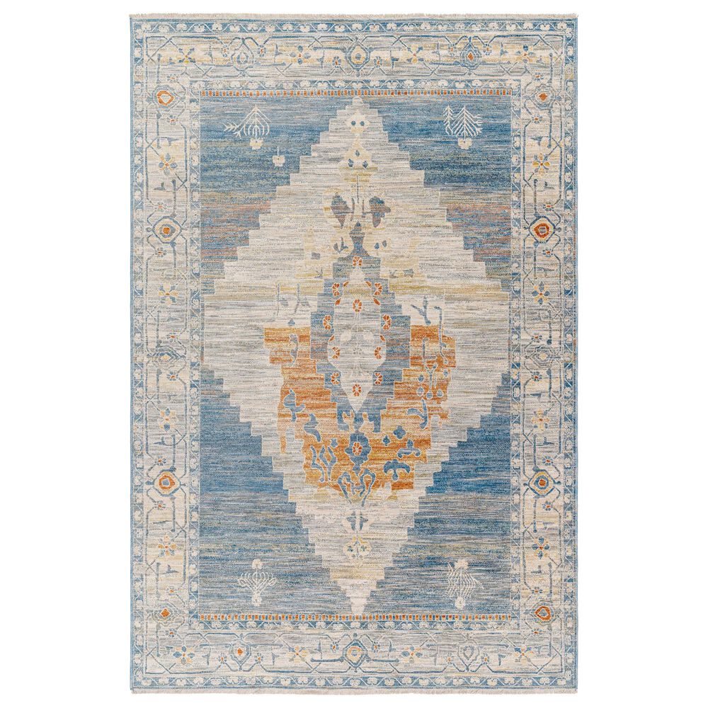 Surya Chicago CHG2303 1"11" x 2"11" Slate, Blue, Light Beige, Mustard, Brick Red, Taupe Area Rug, , large