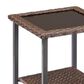 Sunwell Garden 8-Piece Patio Chat Set with Side Table in Beige, , large