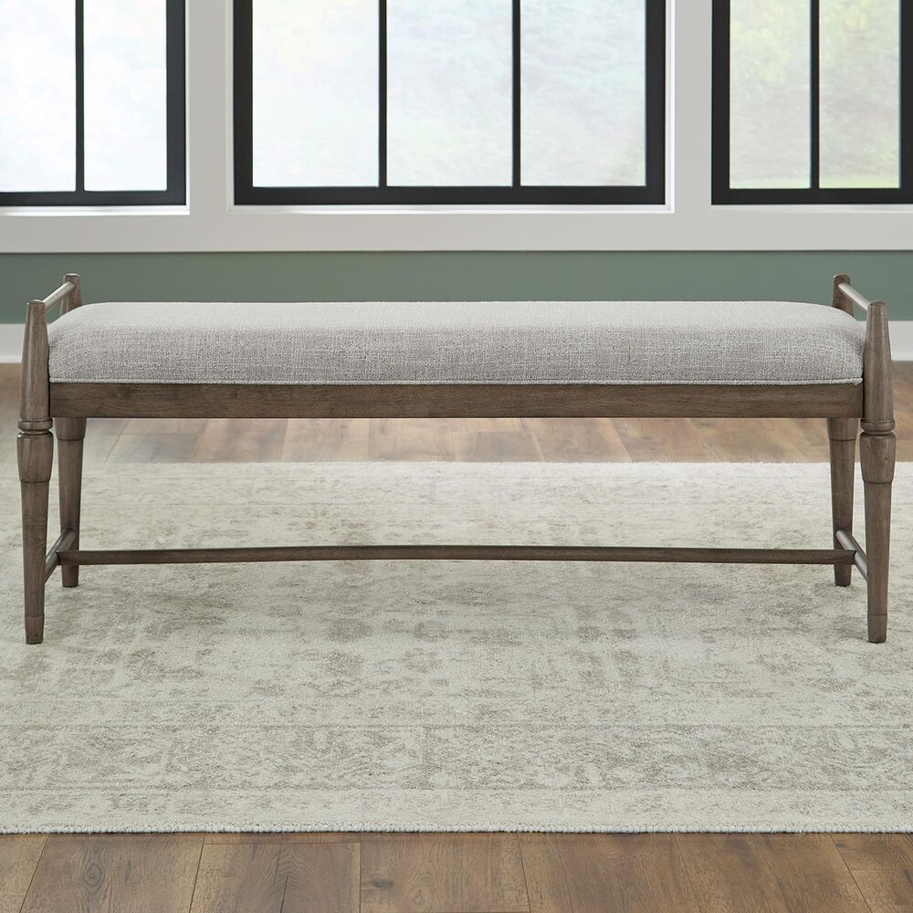 Liberty Furniture Hickory Grove Bench in Heirloom Brown, , large