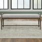 Liberty Furniture Hickory Grove Bench in Heirloom Brown, , large
