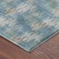 Dalyn Rug Company Soft Essentials Chevron Teal 8" Round Area Rug, , large