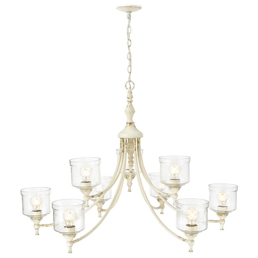 Golden Lighting Keating 9-Light Chandelier in Antique Ivory, , large