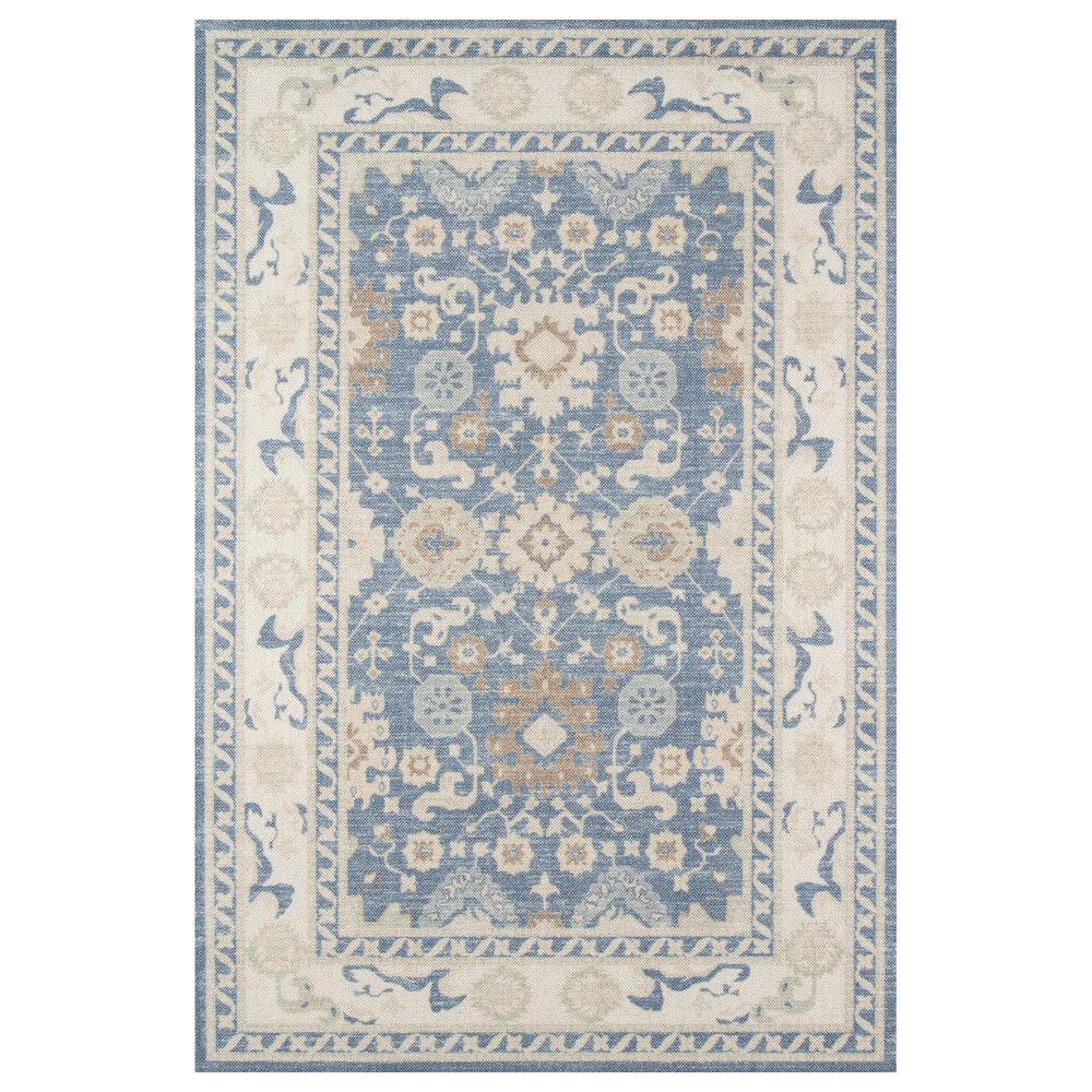 Momeni Anatolia ANA-7 5"3" x 7"6" Light Blue Area Rug, , large