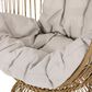 Hearth and Haven Reseda Outdoor Swivel Egg Chair in Beige, , large