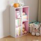 HOMLUX 5-Cube Reversible Storage Bookshelf in White and Pink, , large