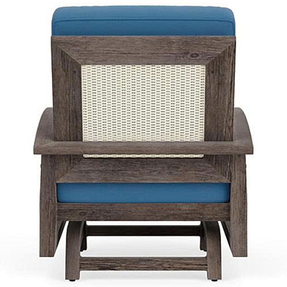 Lloyd Flanders Frontier Outdoor Spring Rocker Lounge Chair in Bamboo Bay Sky, , large