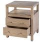 Butler Specialty Company Nora 2 Drawer Nightstand with Open Shelf in Light Oak, , large
