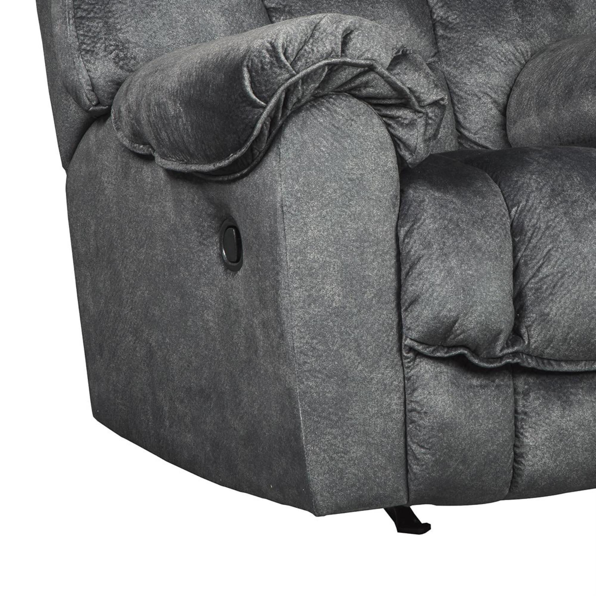 Signature Design by Ashley Capehorn Rocker Recliner in Granite NFM