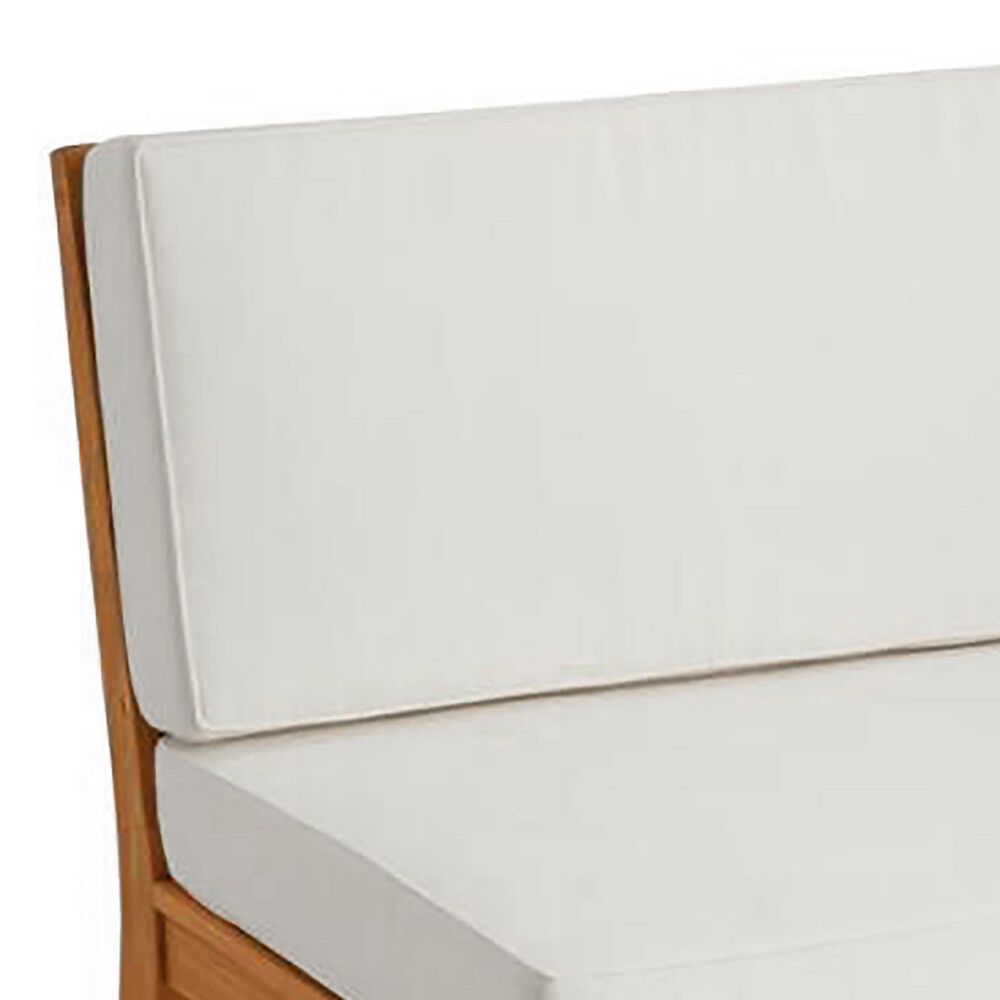 Linon Home Decor Fontana Patio Armless Chair in Antique White, , large