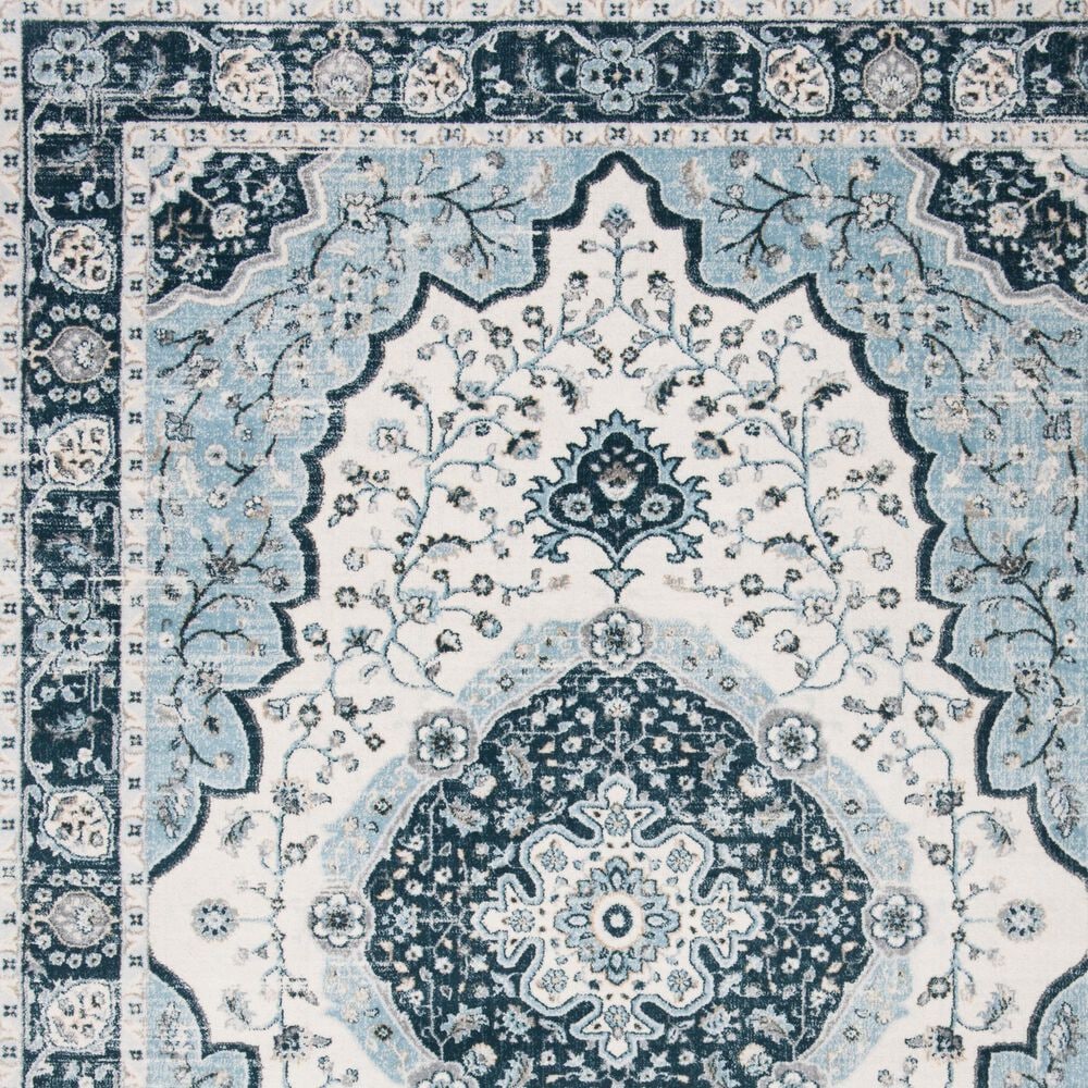 Safavieh Isabella 5&#39;3&quot; x 7&#39;6&quot; Cream and Light Blue Area Rug, , large