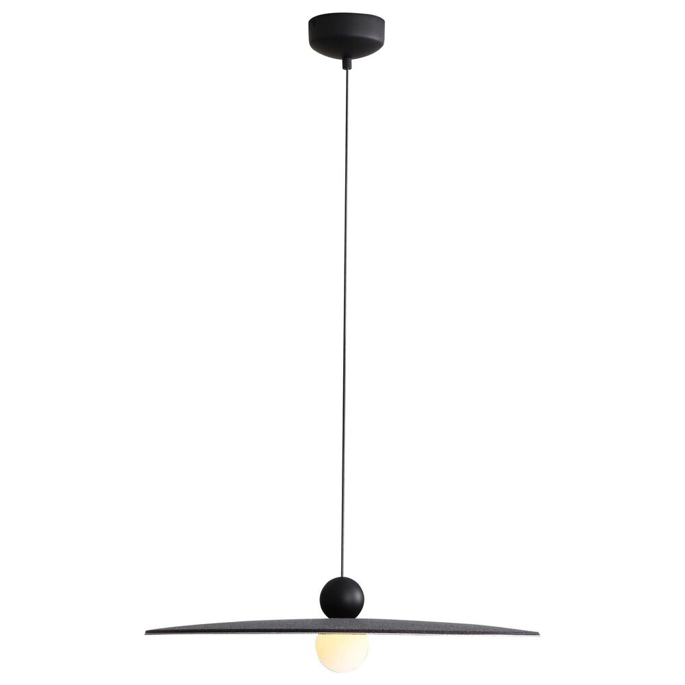 Golden Lighting Faroe 24" 1-Light LED Pendant in Flecked Black and Grey, , large