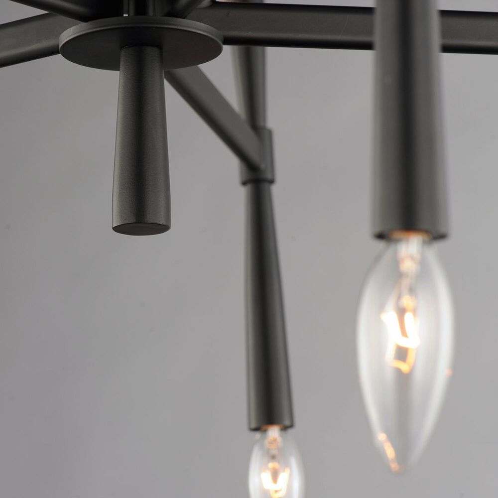 Maxim Lighting Rome 10-Light Chandelier in Matte Black, , large