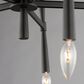 Maxim Lighting Rome 10-Light Chandelier in Matte Black, , large