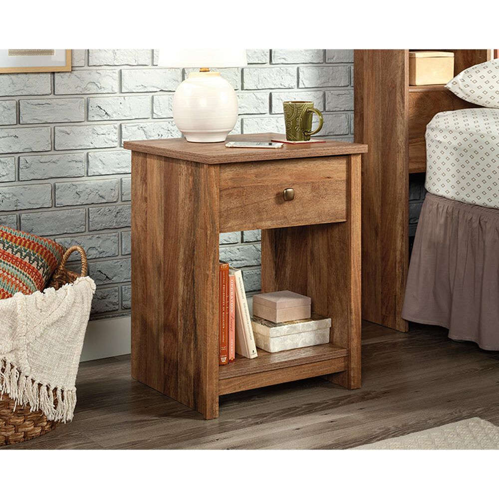 Sauder River Ranch 1-Drawer Nightstand in Sindoori Mango, , large