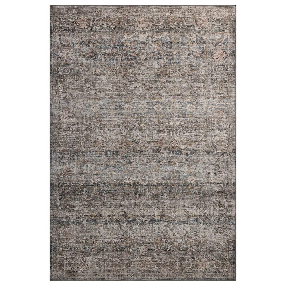 Amber Lewis x Loloi Josie 3"6" x 5"6" Dove and Gold Area Rug, , large
