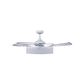 Beacon Lighting Fraser 48" Ceiling Fan with Light in White, , large