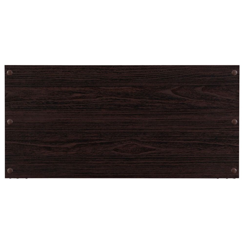 Linon Home Decor Galli 6-Shelf Bookcase in Espresso, , large