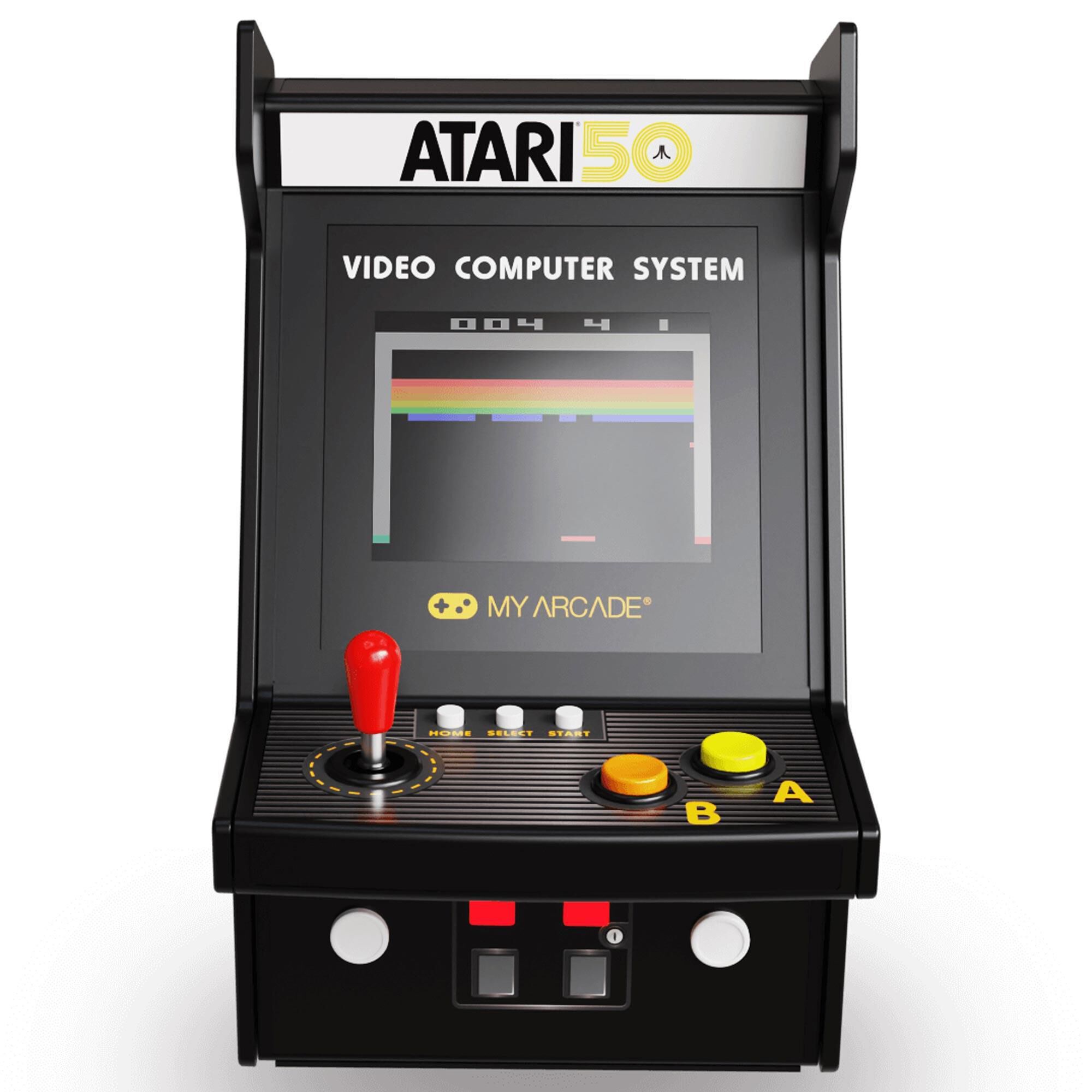 My Arcade Atari Micro Player Pro Portable Retro Arcade in Multicolor