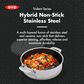 Green Pan Trident Hybrid Nonstick Everyday Pan with Lid in Stainless Steel, , large