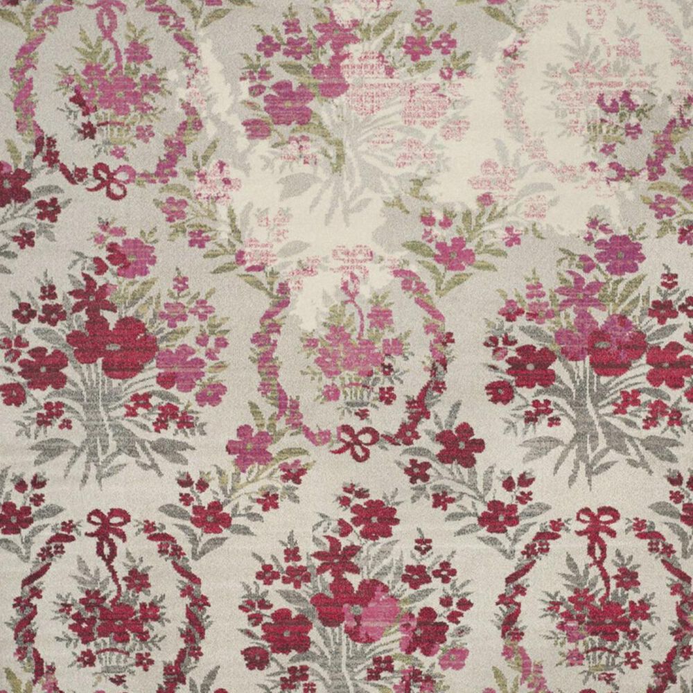 Safavieh Monaco MNC205R 2&#39;2&quot; x 8&#39; Ivory and Pink Runner, , large