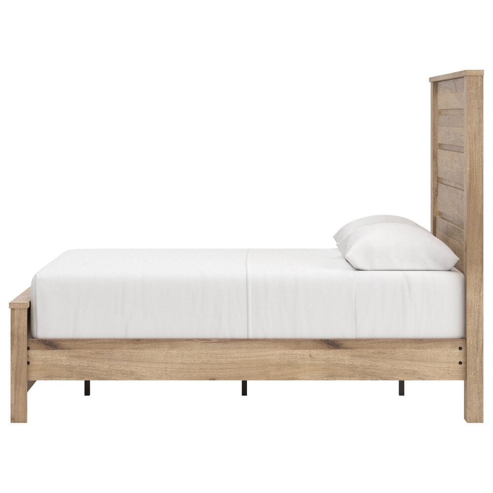 Ashley Brozmont Full Panel Platform Bed in Tan, , large