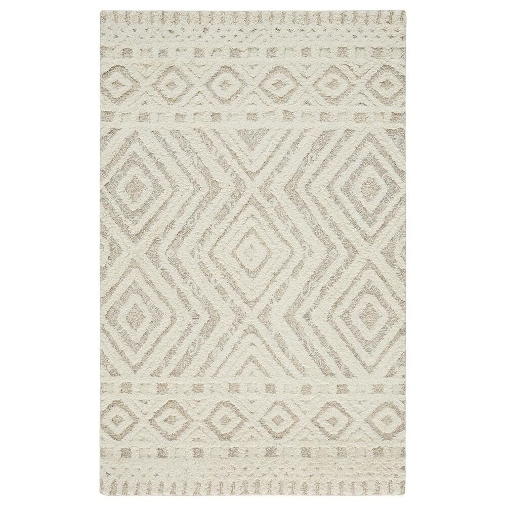 Feizy Anica 5" x 8" Beige Area Rug, , large