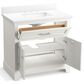 Kohler Charlemont 36" Single Bathroom Vanity in White with 3 cm White Quartz Top and Rectangular Sink, , large