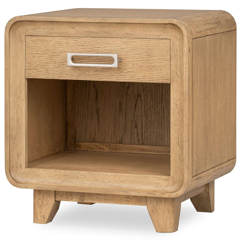 St Claire Home Margot and Theo 4 Piece Twin Platform Panel Set in Desert Oak, , large