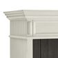 Wycliff Bay Hartford 4-Piece L-Shaped Desk with Bookcase and Lateral File Set in Antique White and Gray, , large