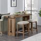 Hawthorne Furniture Landmark Backless Stool in Weathered Oak, , large