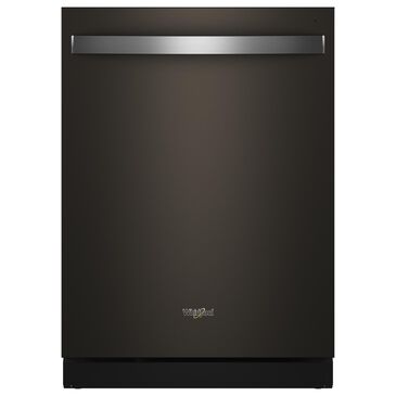 Whirlpool 24" Built-In Dishwasher with Total Coverage Wash and Auto Open Air Dry in Fingerprint Resistant Black Stainless Steel, , large