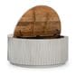 Classic Home Mrytle Round Lift-Top Coffee Table in Mango Wood, , large