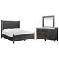 Nicolette Home Plum Creek 3 Piece King Panel Bedroom Set in Ravenwood Black, , large