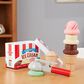 Melissa & Doug Scoop and Stack Ice Cream Cone Playset, , large