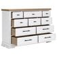 Ashley Ashbryn Dresser in White and Natural, , large