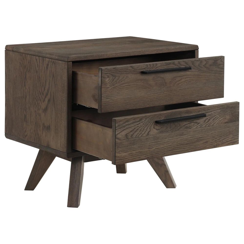 Blue River Astoria 2-Drawer Nightstand in Dark Brown, , large