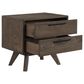 Blue River Astoria 2-Drawer Nightstand in Dark Brown, , large