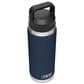 YETI Rambler 26 Oz Water Bottle with Chug Cap in Navy, , large