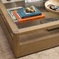 Four Hands Shiloh Coffee Table in Sandy Oak and Clear, , large