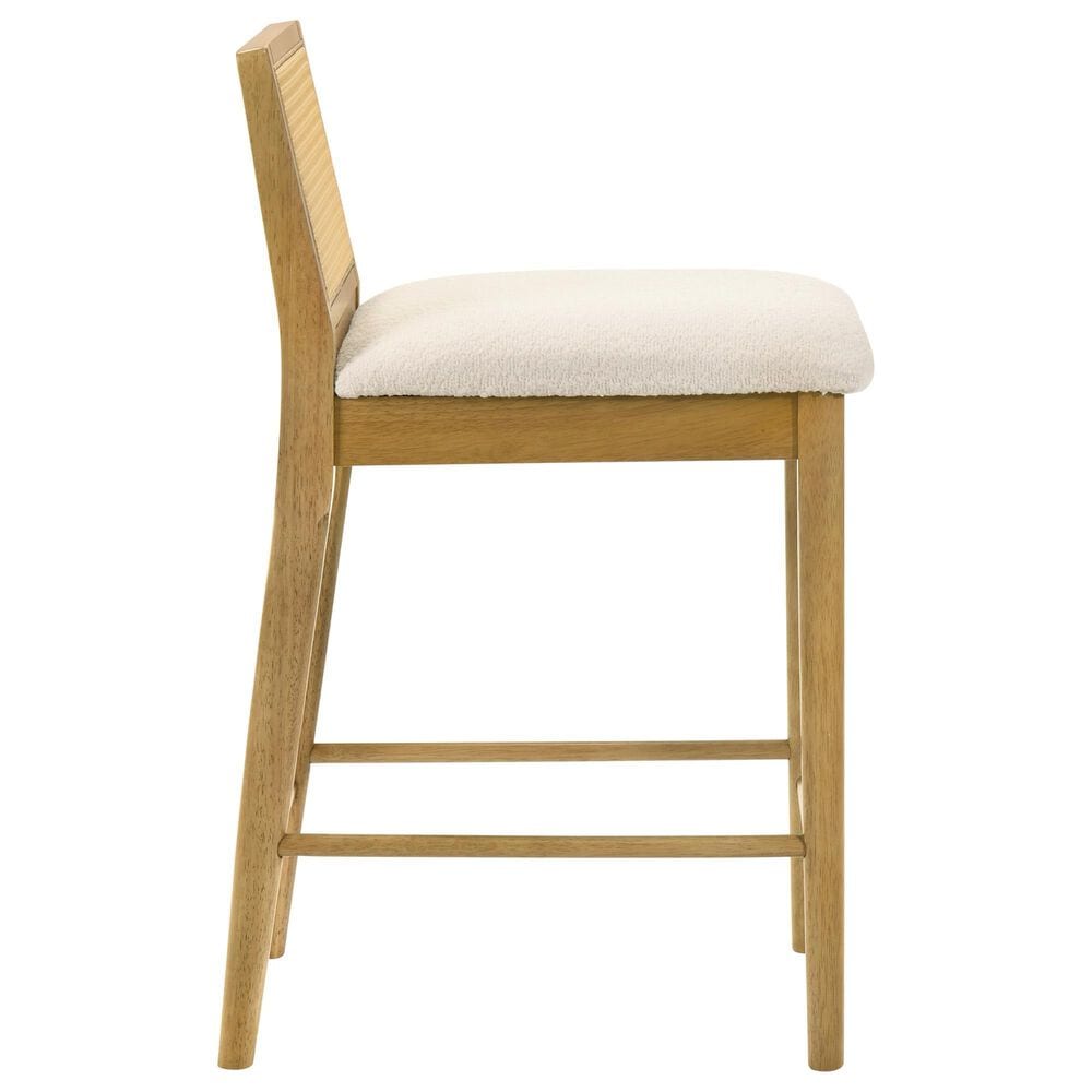 Armen Living Tobias Counter Height Stool in Amber Glow, , large
