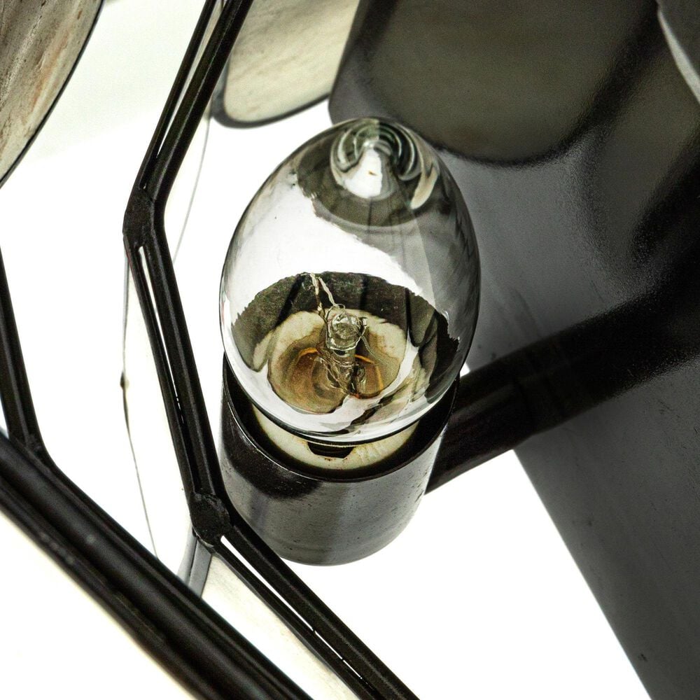 Creative Coop Gatsby 4-Tier Wall Sconce in Natural and Black, , large