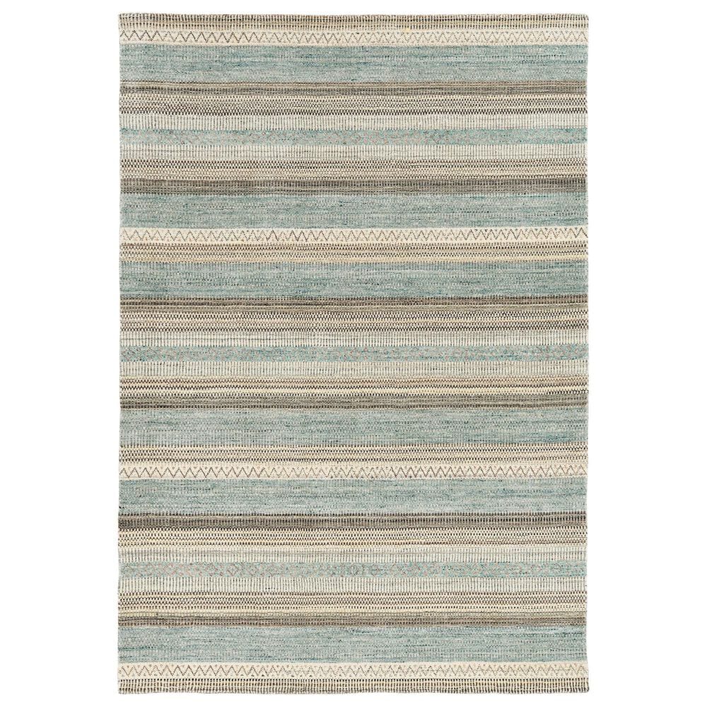 Radici USA Sondrio Light Blue 4" x 6" Area Rug, , large