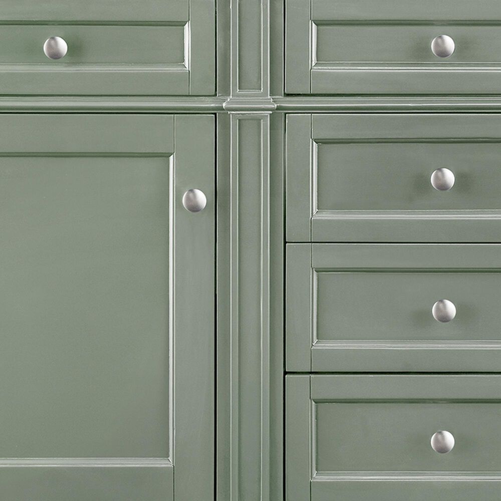 James Martin Brittany 60" Double Bathroom Vanity in Smokey Celadon with 3 cm Tajnar Eclos Top and Rectangular Sinks, , large