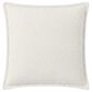Chanasaya 20" Square Textured Accent Throw Pillow in Ivory, , large