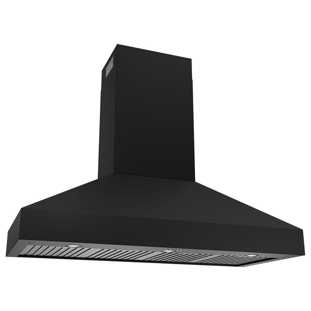 Thor Kitchen 48" Professional Wall Mount Pyramid Range Hood in Matte Black, , large