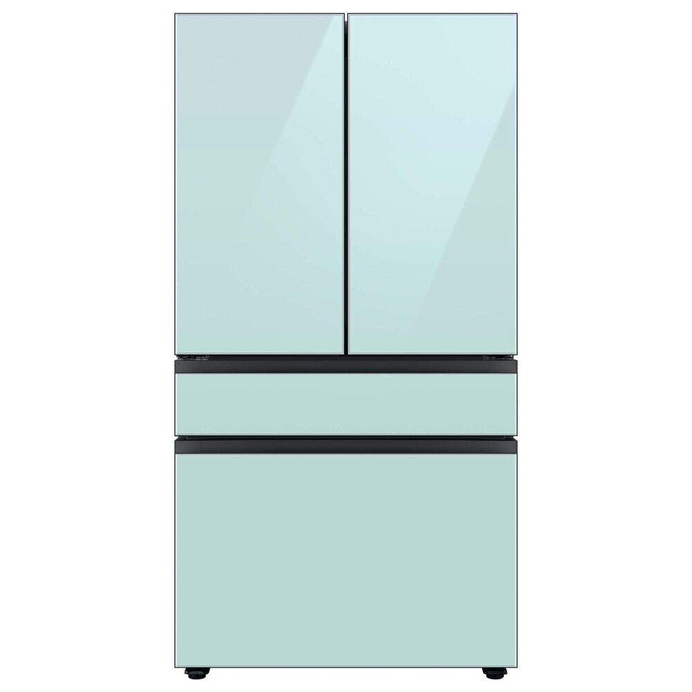 Samsung Bespoke Bespoke 4-Door French Door Refrigerator Top Panel in Morning Blue Glass, , large
