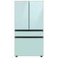 Samsung Bespoke Bespoke 4-Door French Door Refrigerator Top Panel in Morning Blue Glass, , large