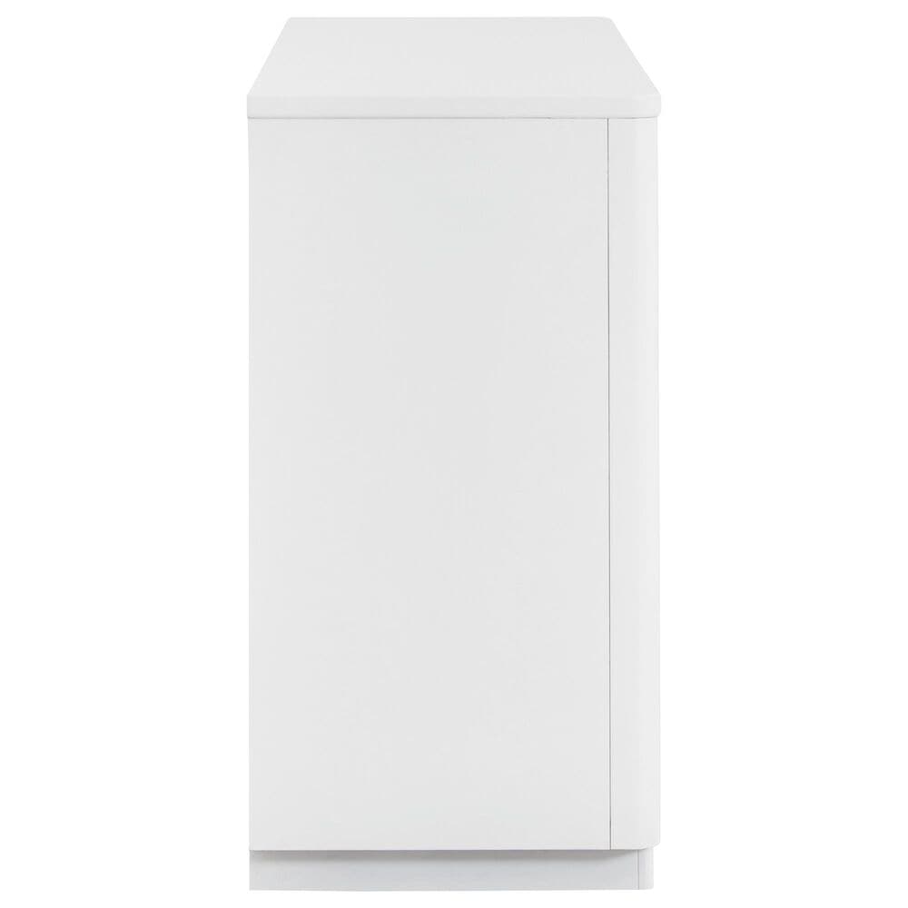 Millenium Chalanna 4-Piece Queen Bedroom Set in White Lacquer, , large