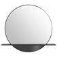 James Martin Platform 24" Round Mirror in Modern Iron, , large