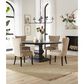Home Trends & Design Nimes 60" Round Dining Table in Vintage Brown - Table Only, , large